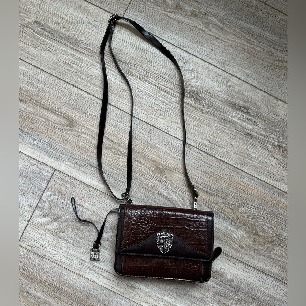 Brighton Brown Leather Crossbody Bag